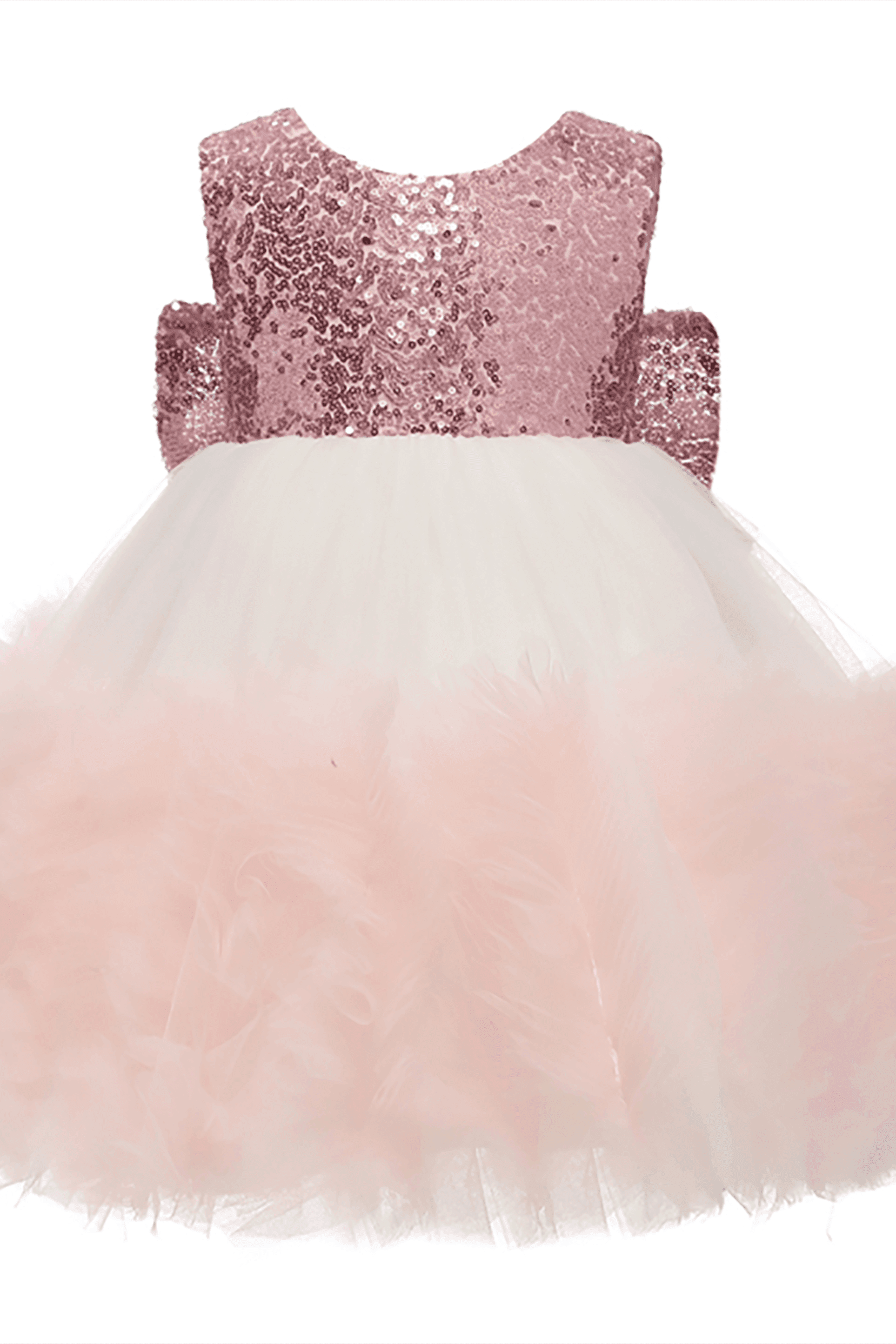 A-Line Knee Length Tulle Lace Flower Girl Dress CF0339 - COCOMELODY